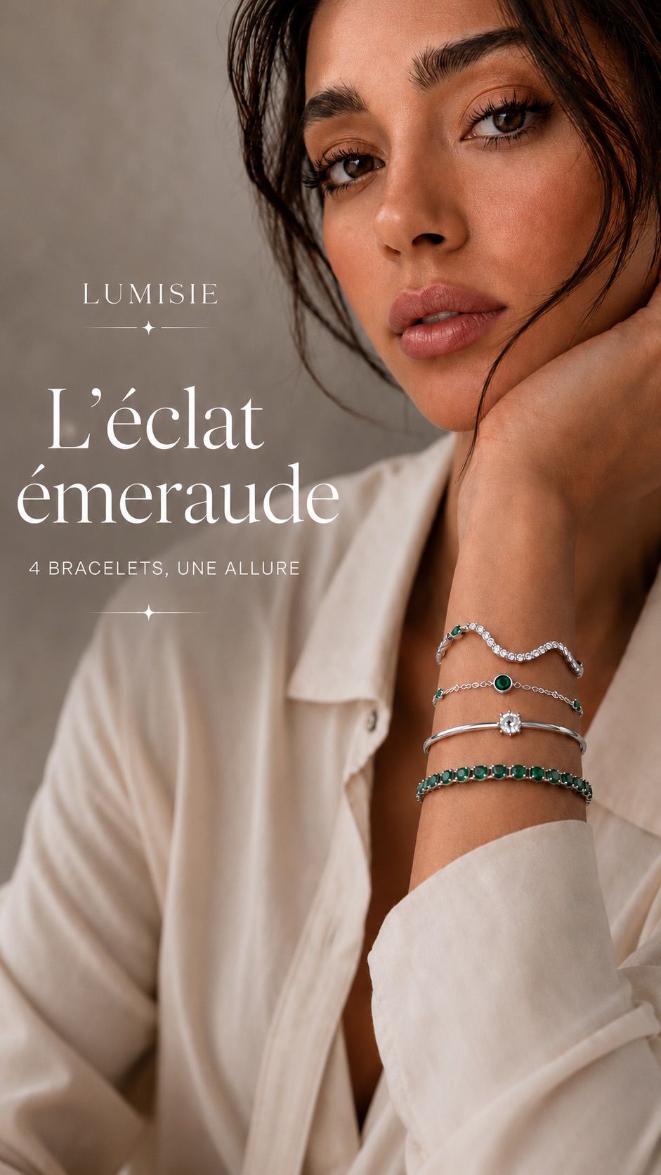 Bracelets Éclat d’Émeraude